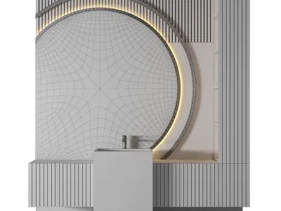 Luxury Bathroom 210 3D model