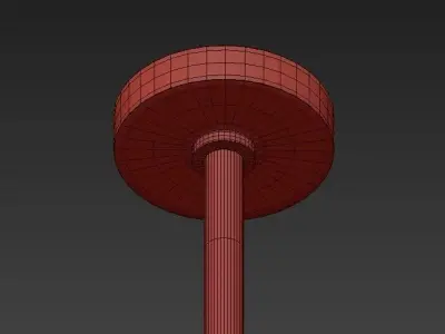 Chandelier with balls hanging from it 3D model purchase