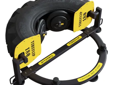 Tire - Simulator For Functional Training TireFlip 180 3D model