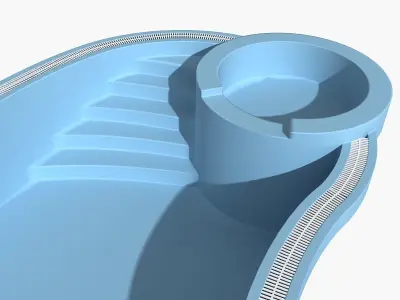 Swimming Pool 02 3D model