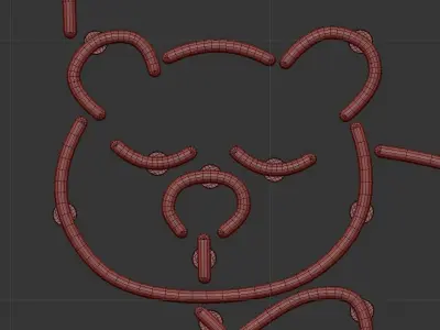 Neon Set 12 3D model