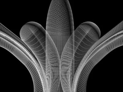 3d model stl wall molding plinth decor for CNC router 3D print model