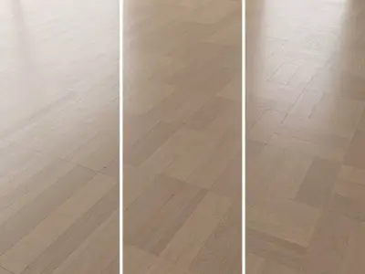 Parquet Oak Canna Brushed set 3 3D model