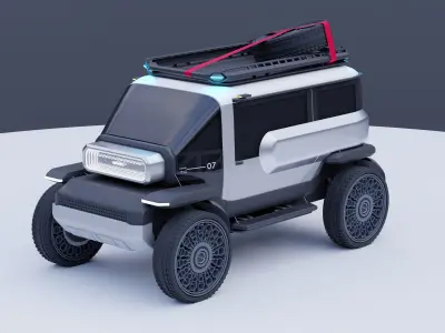 Toyota - Baby Lunar Cruiser - 2023 3D model
