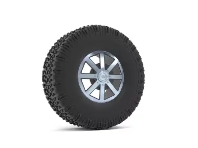 Tyre 3D Model Free low-poly 3D model