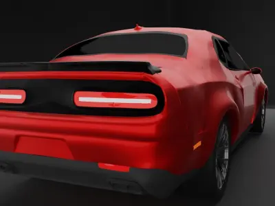 Dodge Challenger Hellcat 3D model