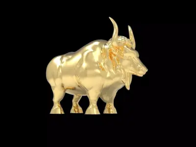 Buffalo 3D Printable Model  3D print model