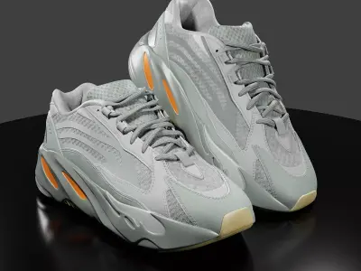 Yeezy 700 V2 Inertia 3D model