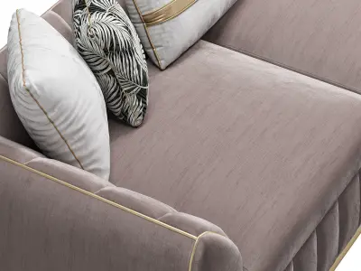 Istanbul Luxury Sofa Set by Akyuz Furniture 3D model