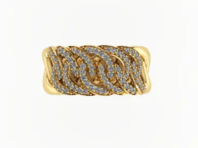 3D PRINTED MODELS DIAMOND RING 3D print model