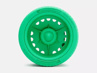 20x12 Stella Wheel Michelin Pilot Sport 4S Tire 3D print model