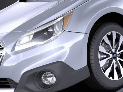 Subaru Outback 2017 VRAY 3D model