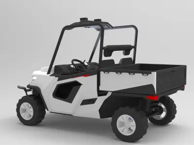 utv atv motorcycle 3D model