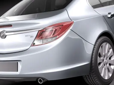 Buick Regal 2011 3D model