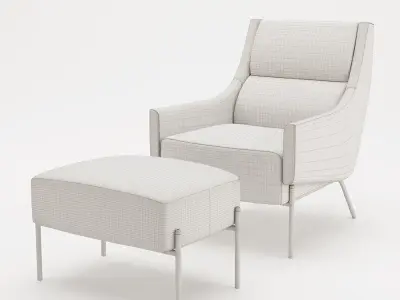 armchair vista 3D model
