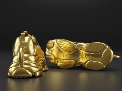 3D Shoe Pendant  Balenciaga Triple S 3D print model