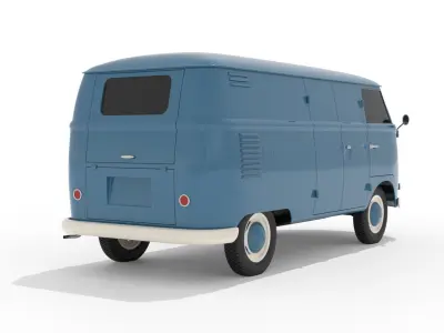 Volkswagen Transporter T1 - Panel Van Free 3D model