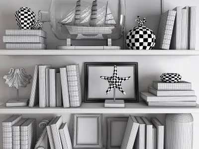 Decor set 09 3D model