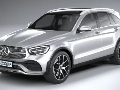 Mercedes-Benz GLC AMG 2020 3D model