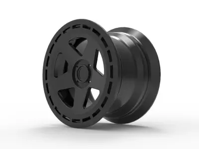AMG car rim design 3D print model
