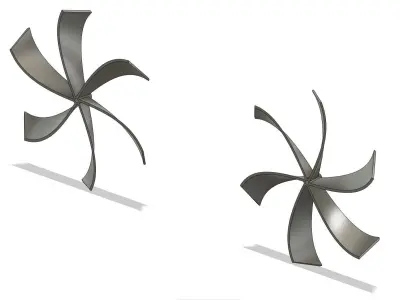 6 Bladed Drone and RC Propeller 3D print model