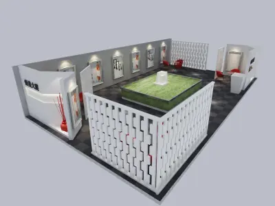 Exhibition - Area - 12X9-3DMAX2012-01 3D model