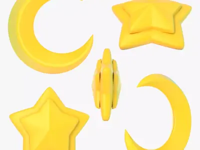 Ramadan Crescent  3D model