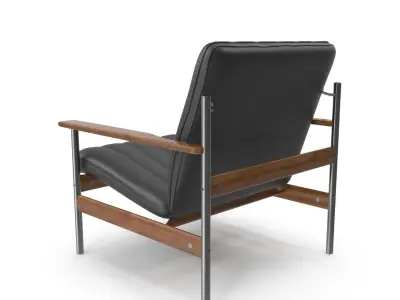 Norwegian Lounge Chair Low-poly 3D model