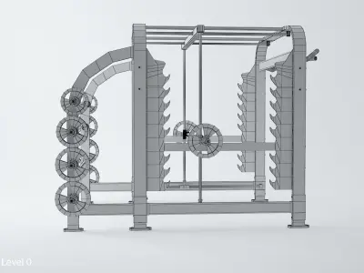 Nautilus Freedom Rack 3D model