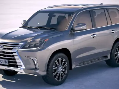 Lexus LX 570 2017 3D model