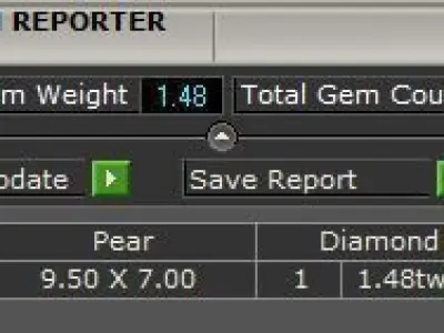 Pear Solitaire Ring 3D print model