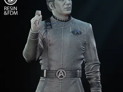 Wicked Movies Kirk Bust 3D print model 3D print model