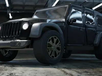 Jeep Wrangler 3D model get