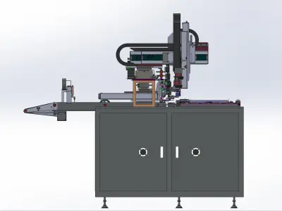 Panel automatic assembly line  3D model