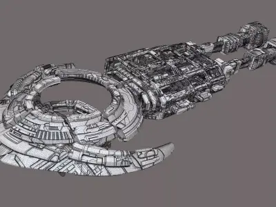 space equipment node 00253 3D model