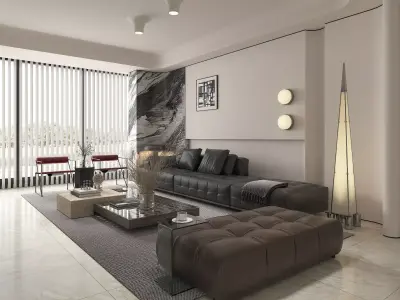 Living Room Scene 14 3D model