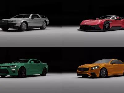 cars Collection 3D Model Pack