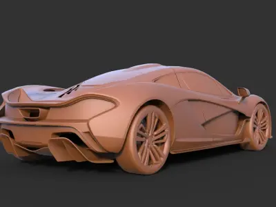 Mclaren P1 3D print model