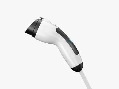 EV Charging Plug  Low-poly 3D model