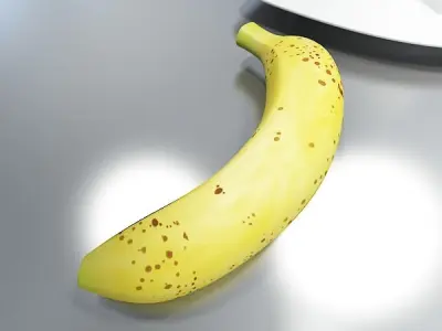 Banana High Detail 3D model