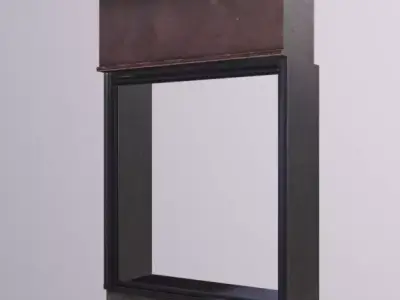 Shopfront Brooklyn Window Low-poly 3D model