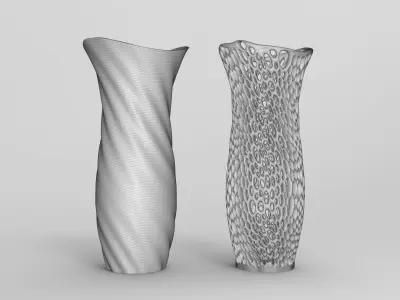 Vase Voronoi 94 3D print model
