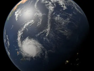 Terran Planet 06 Free 3D model