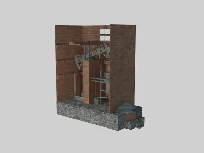 Thomas Newcomen atmospheric steam engine 3D model