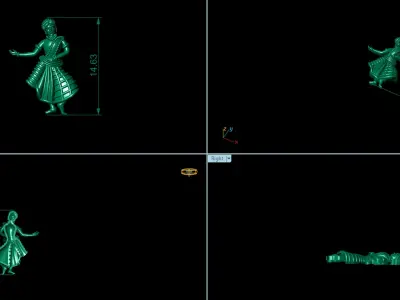  24 high-quality STL files of mixed jewelry designs 3D print model