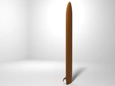 Surfboard - Type 3 3D model