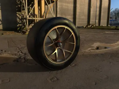 GT wheel 3D print model