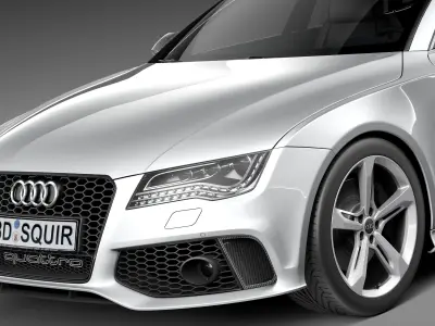 Audi RS7 2014 3D model