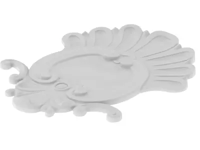Cartouche Ornament 017 3D model