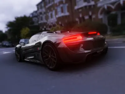 Porche 918 Spyder SK Model 3D model